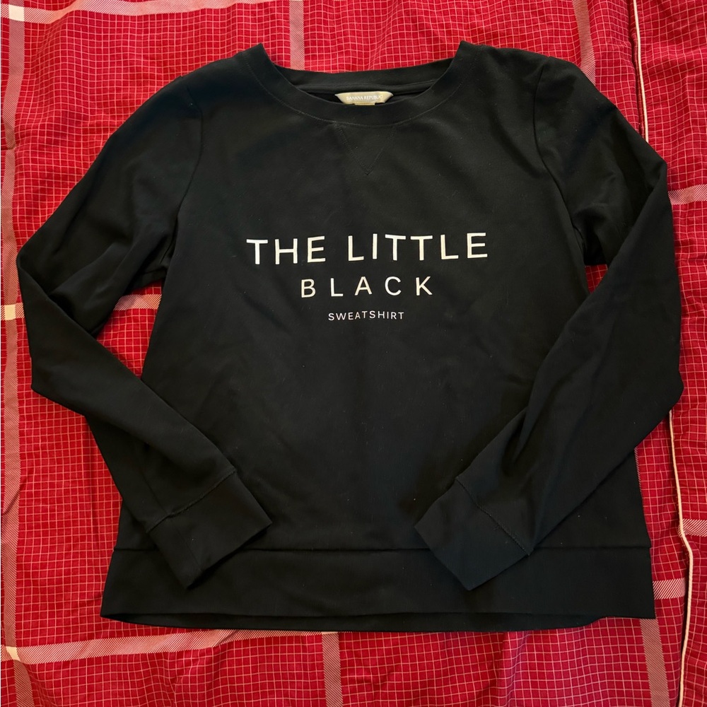 The little black sweatshirt top banana republic size M
